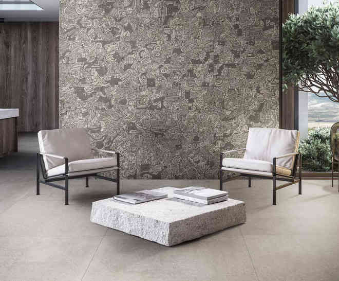 Aparici Ciment  Gray Ornato