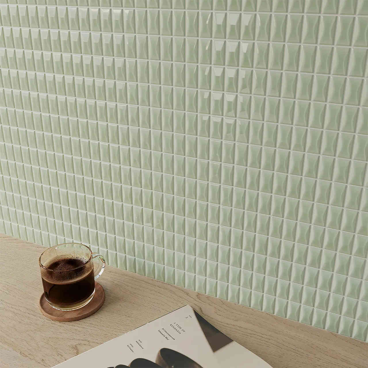 Wow 3d Bars Bevel Jade