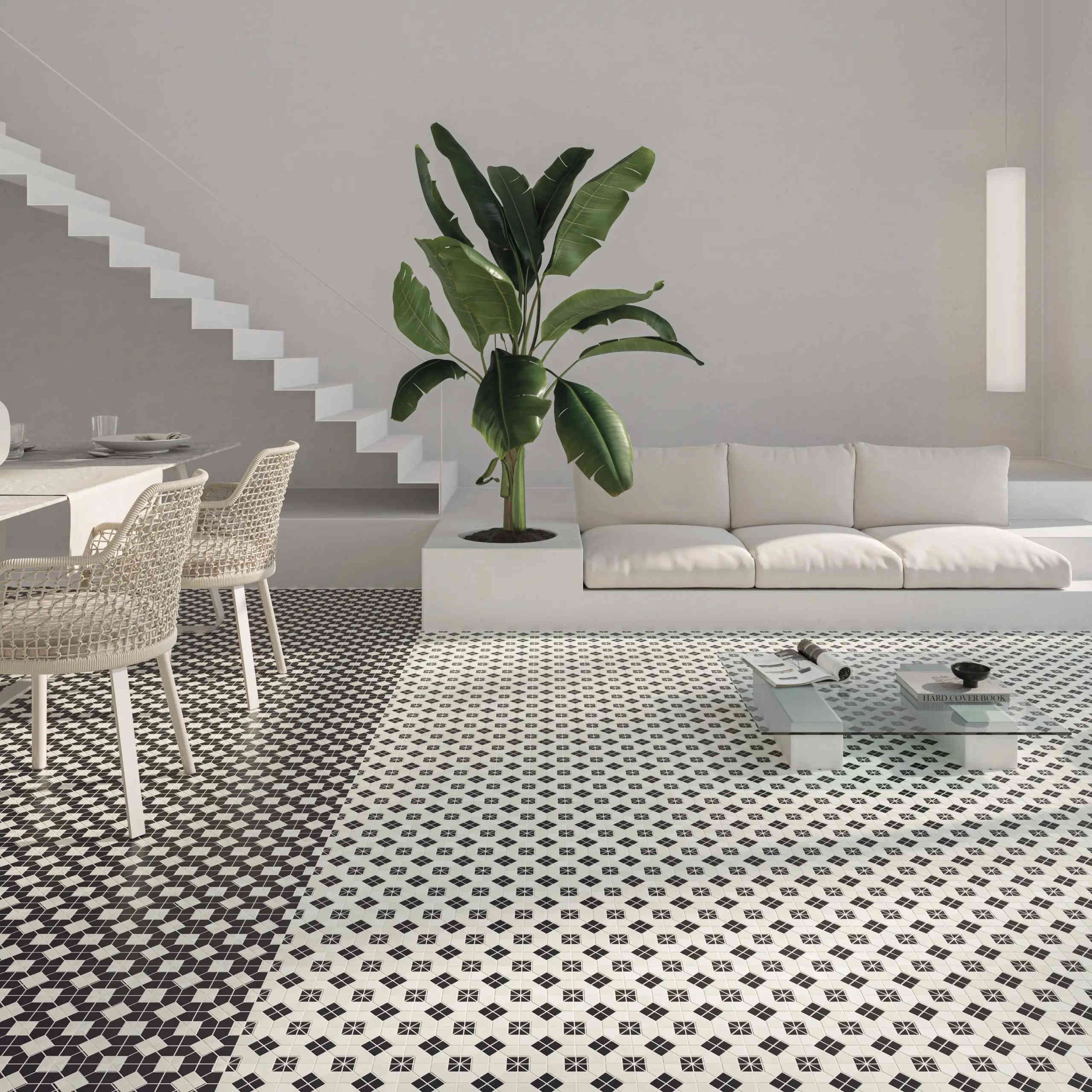 Wow Tesserae Suit Black & White