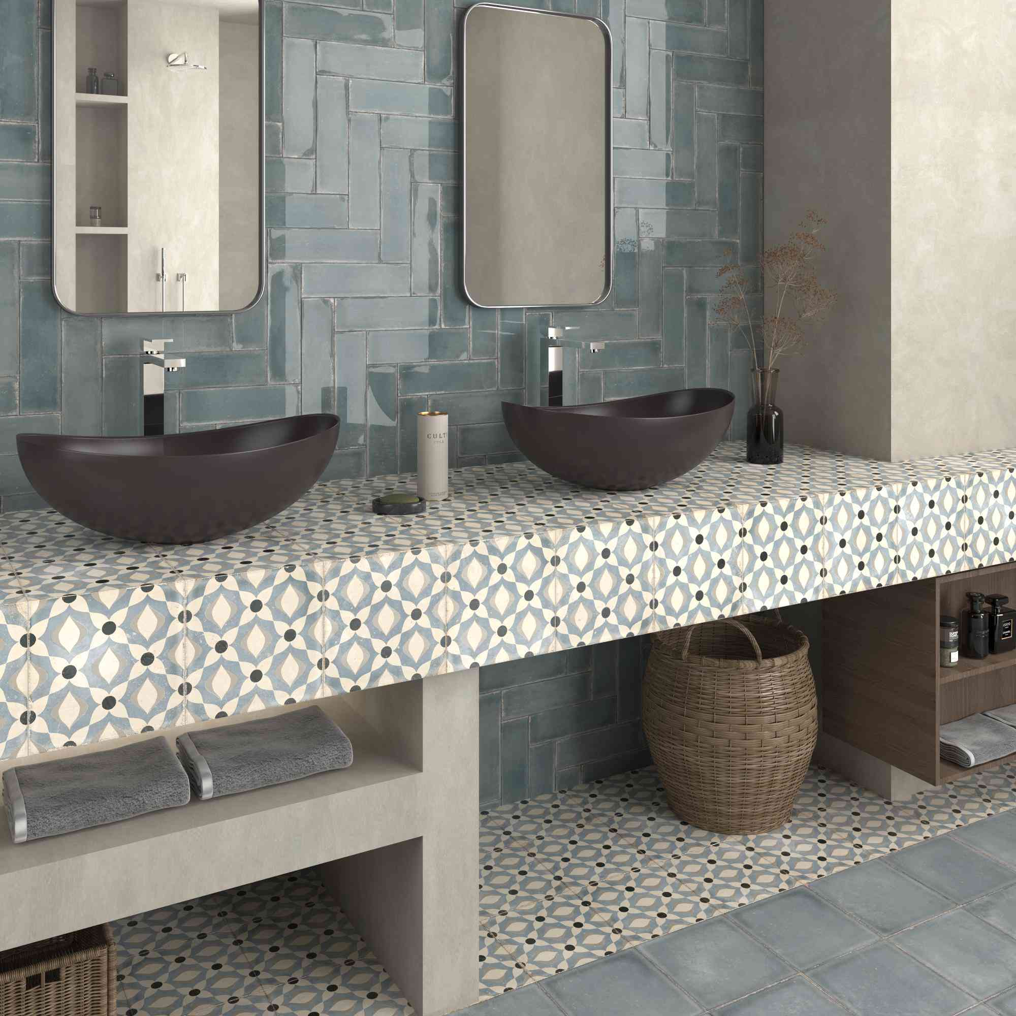 Dune Atlantique Bleu Wall And Nantes Blue