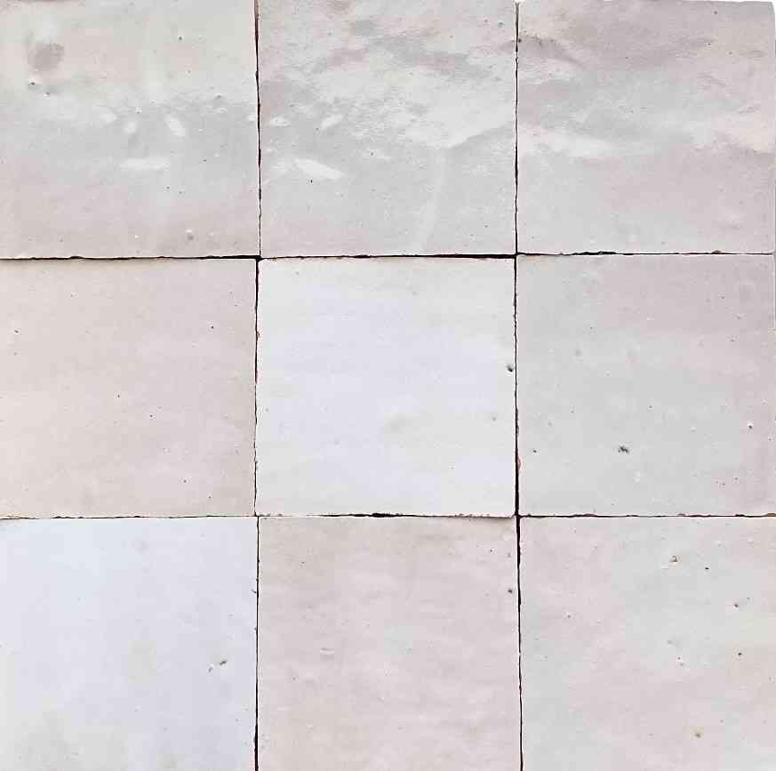 4x4 Blanc Casse Zellige