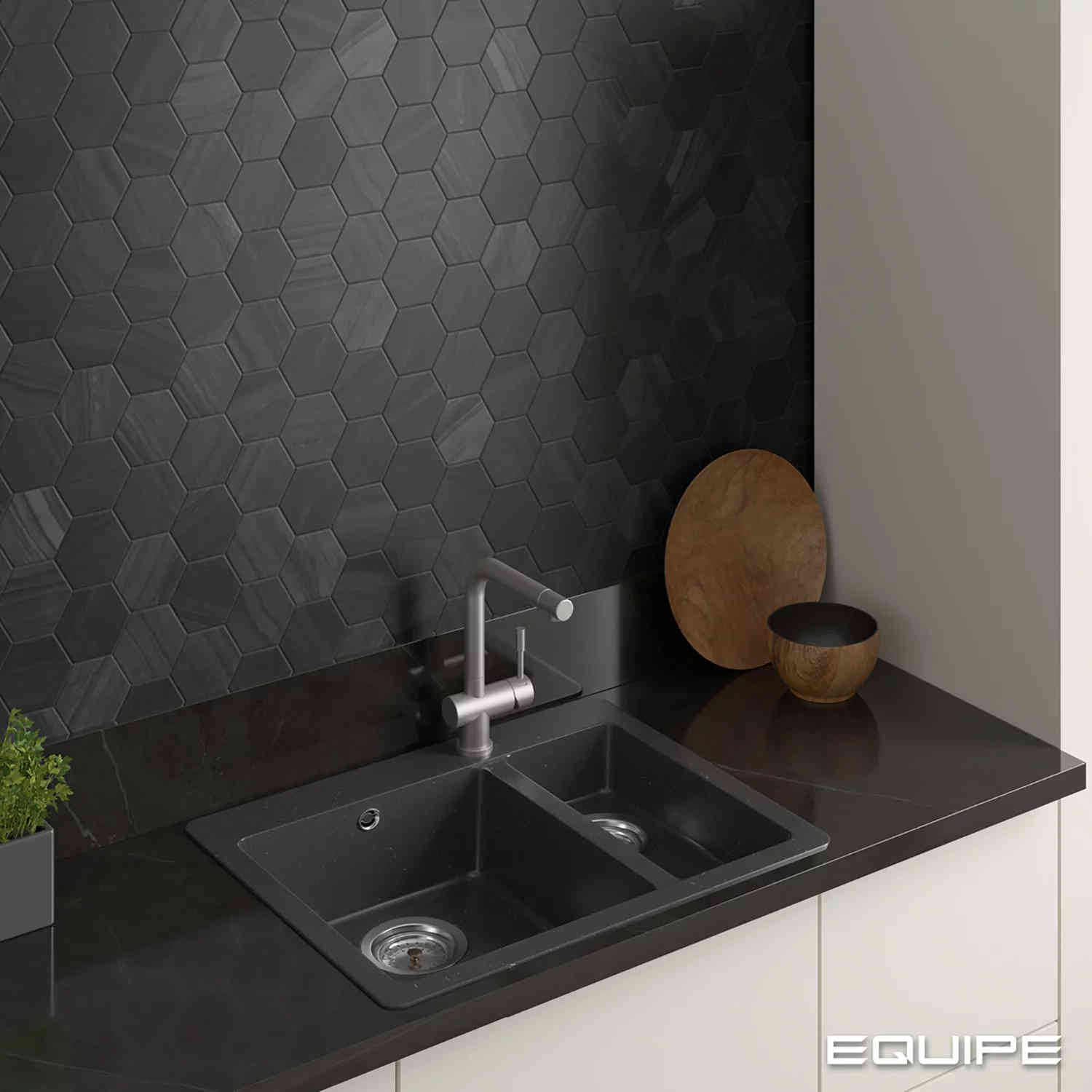 Lithos Dark Kitchen