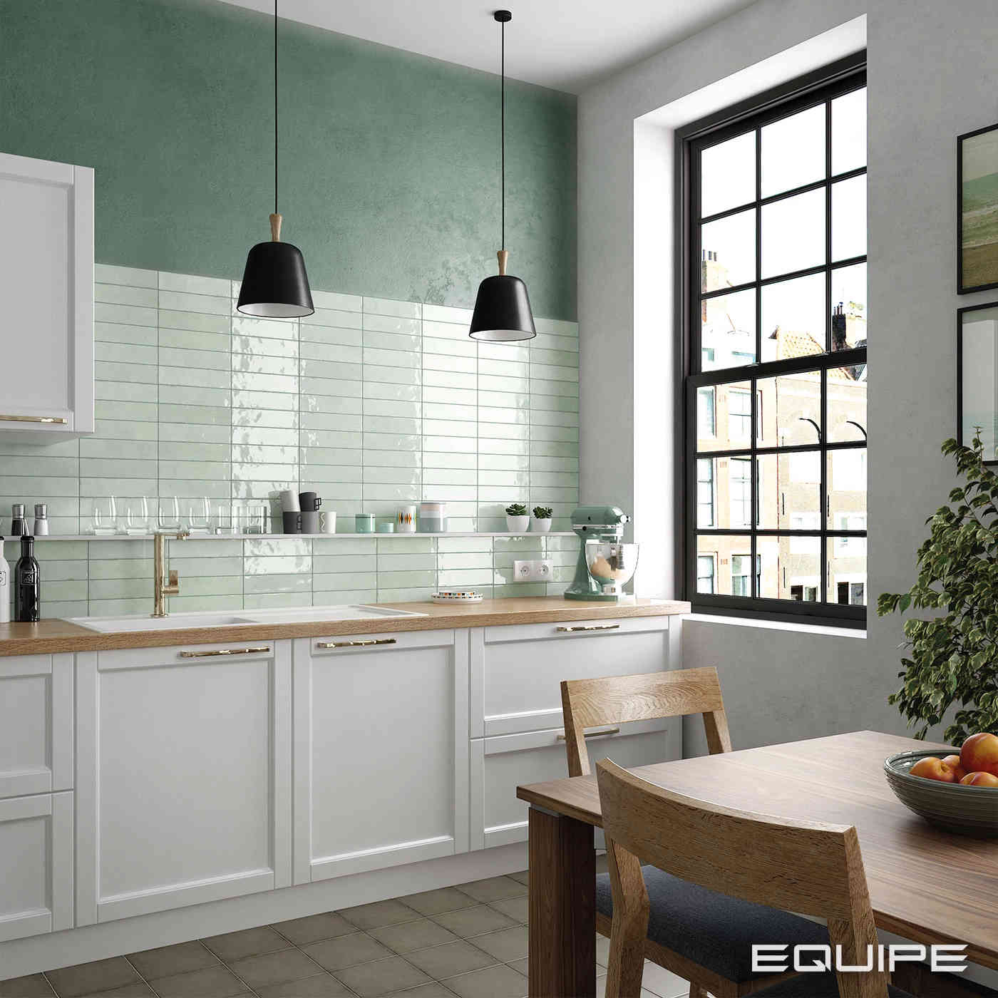 Tribeca  Seaglass Mint Kitchen