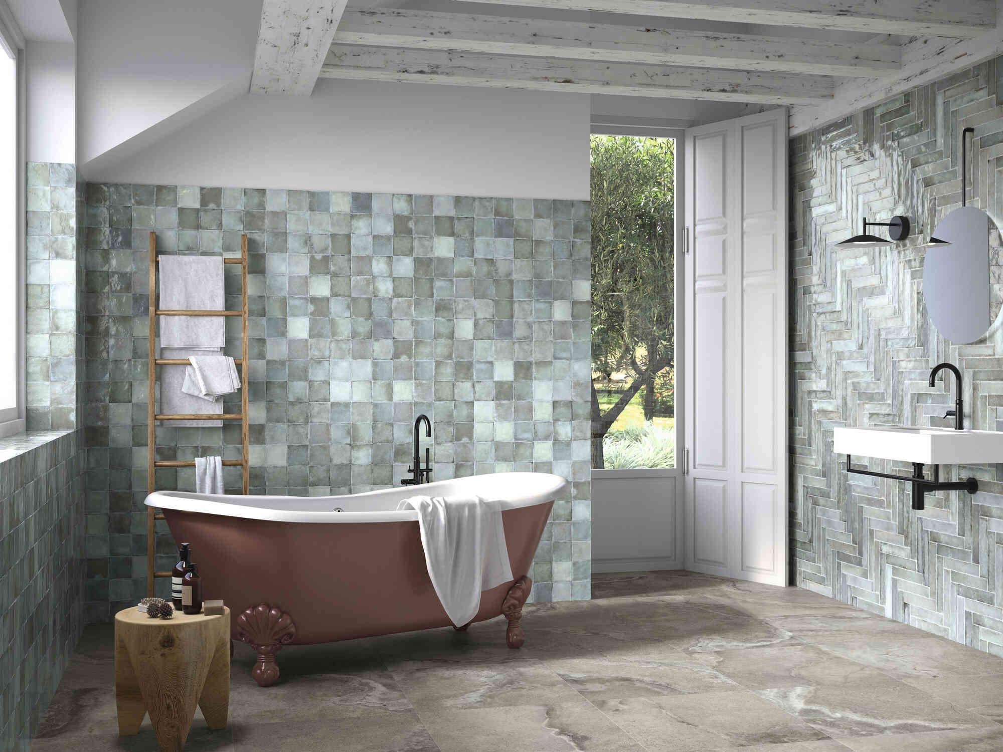 Local Tile  Ape Cross Taupe Walls Are Special Order  Savannah Berilo Amb 3 Savannah Berilo Amb 3 Sz1