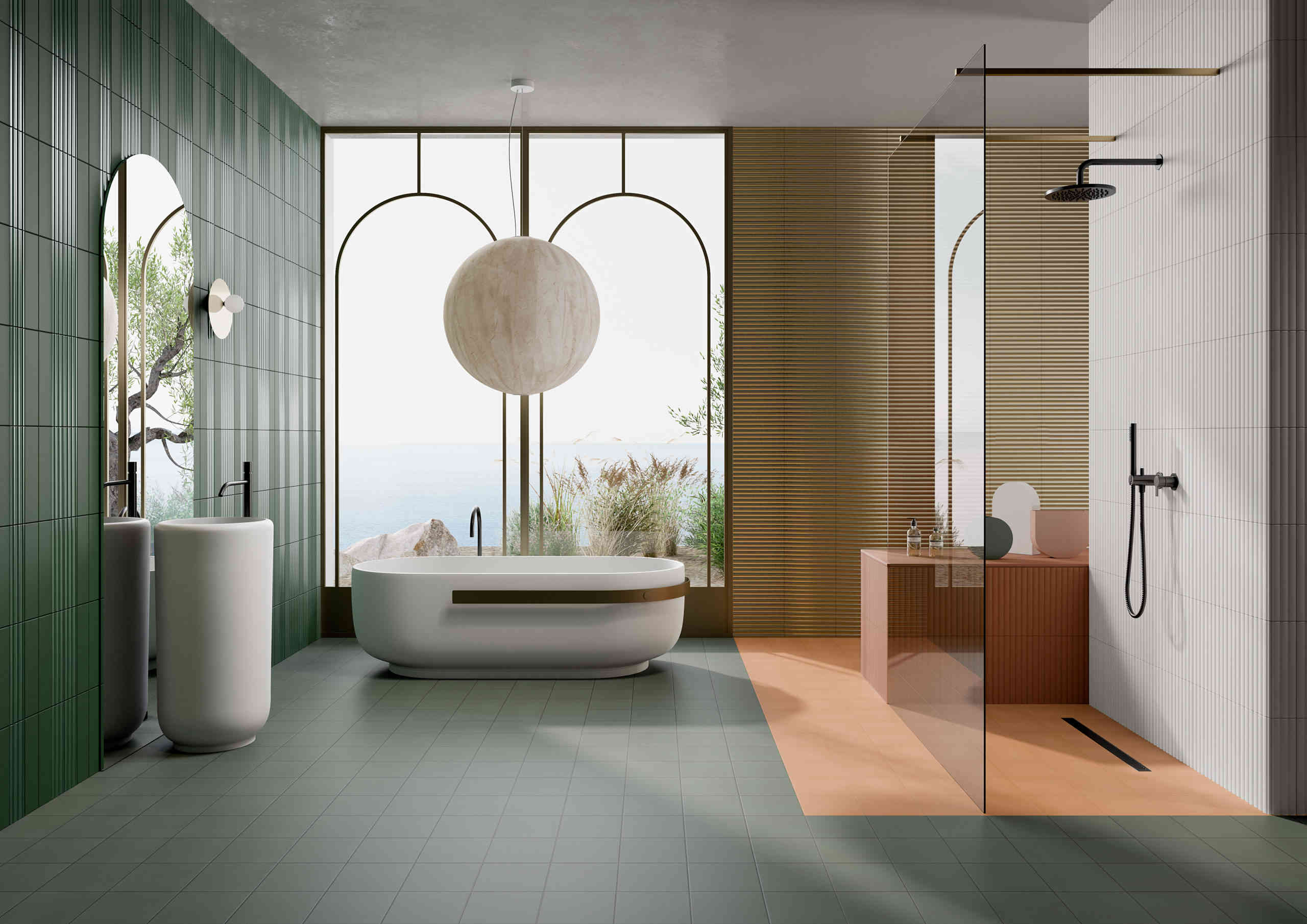 Quintessenza Ceramiche Marea Bathroom 1