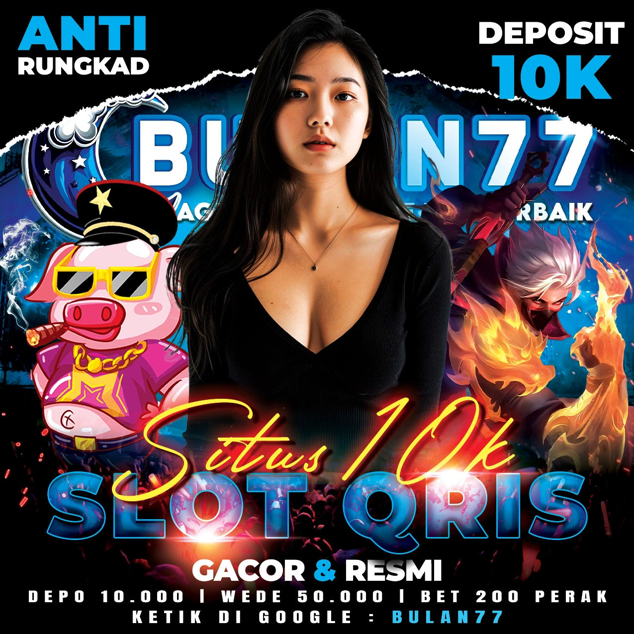 BULAN77: Masih Enak Spin Pertama Ada Kejutan X500 Jebret Jackpot Jumbo