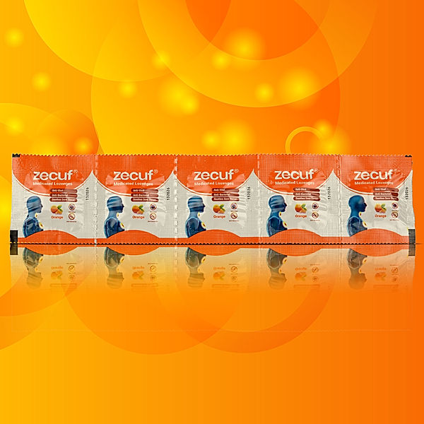 Zecuf Medicated Lozenges - Orange