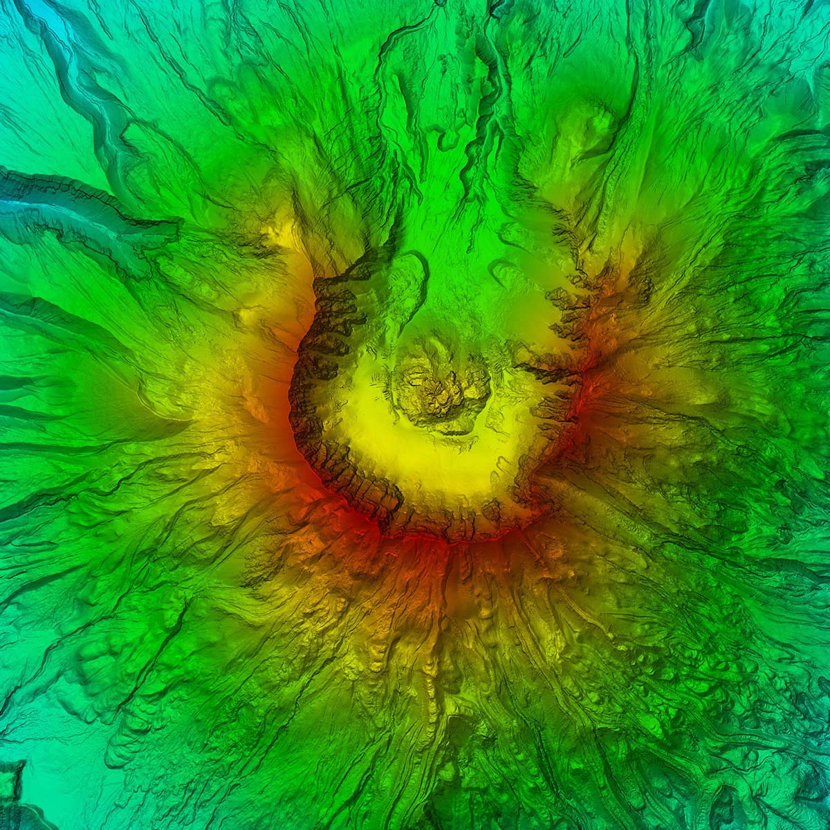 LIDAR 3D Model St Helens