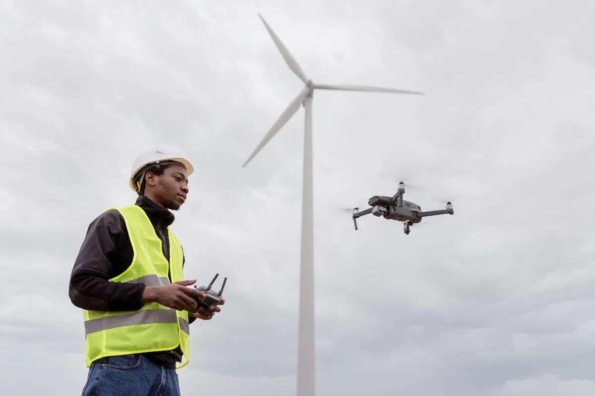 selecting the appropriate flight path and desired altitude for drones