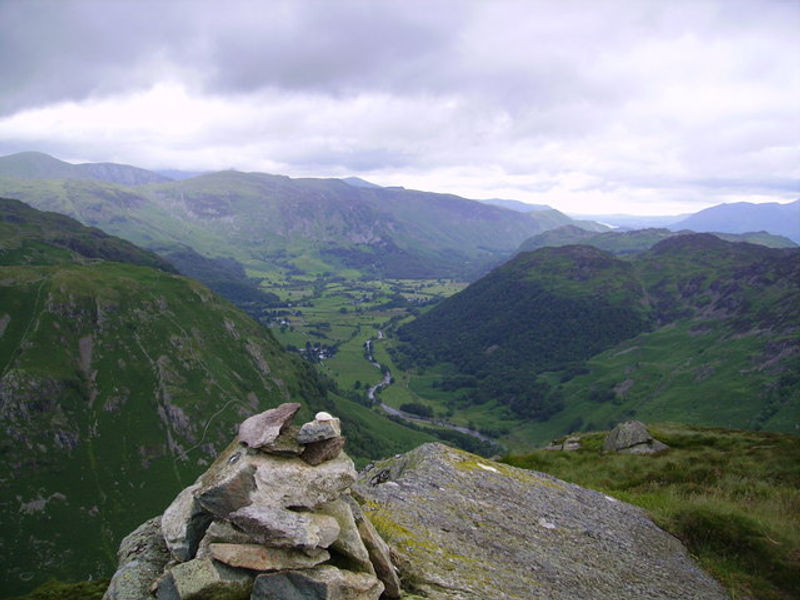 Summit cairn