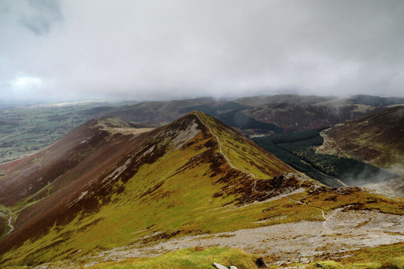 One way off Hopegill Head - Ladyside Pike