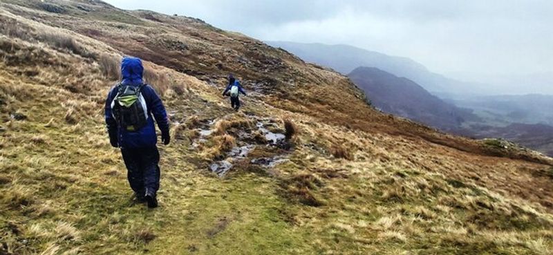 Footpath below Calf Crag