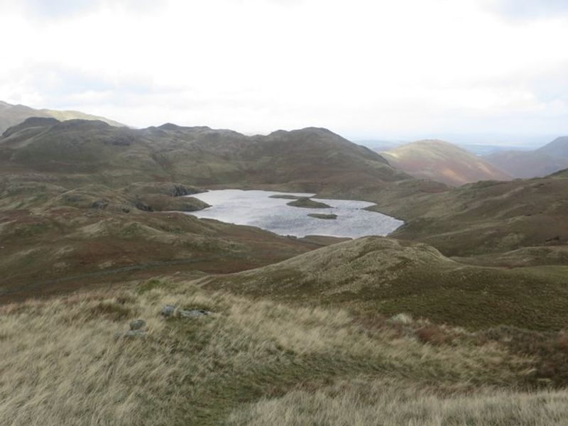 Looking towards Angle Tarn from Brock Crags