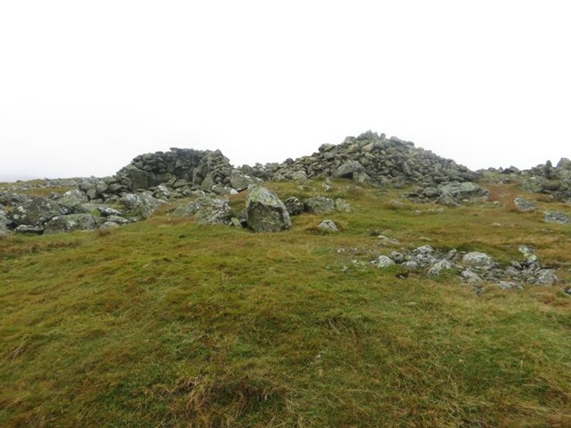 Cairns at the top of High Raise