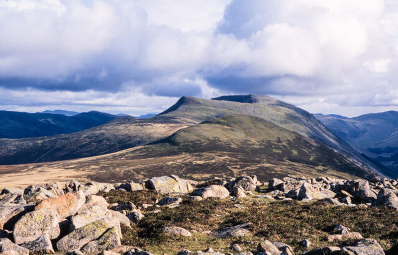 Rocks at summit of Great Borne