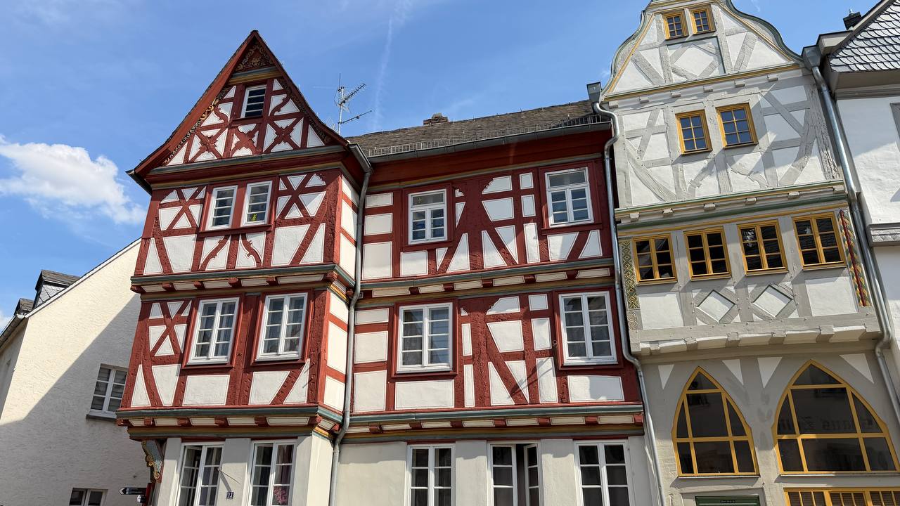 Limburg colorful half-timbered houses