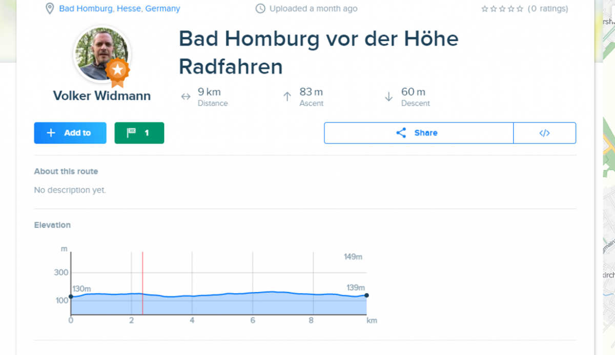 Cycling routes in Germany for Summer - Bikemap