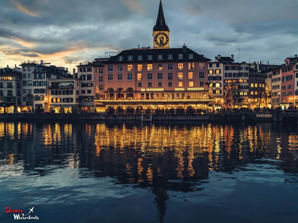 Top Things To Do In Zurich St Peter Church Reflection Chasing Whereabouts