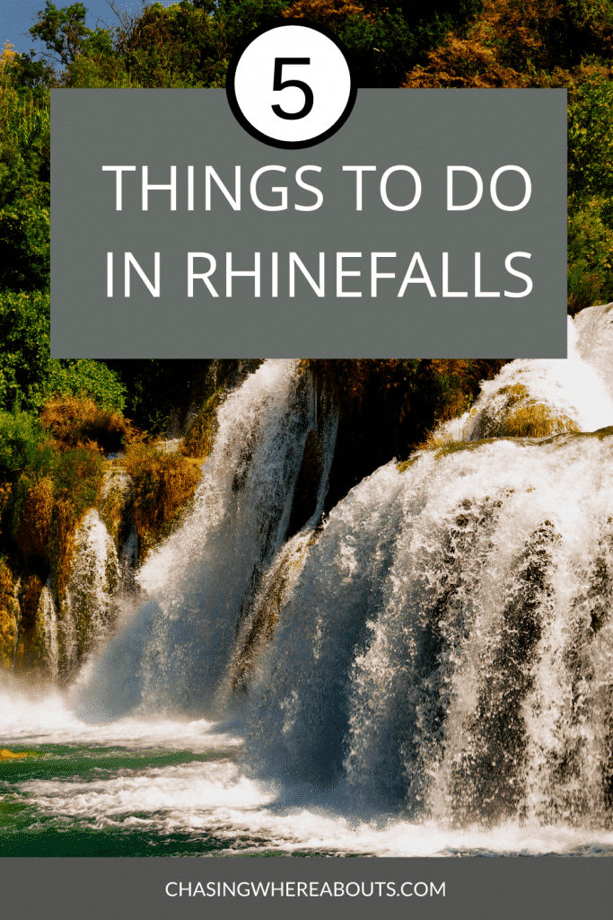 A Day Trip to Rhine falls to fall in Love - Where to Stay close to Rhine Falls