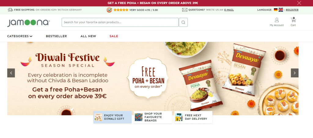 Indian Stores Online in Germany - Jamoona