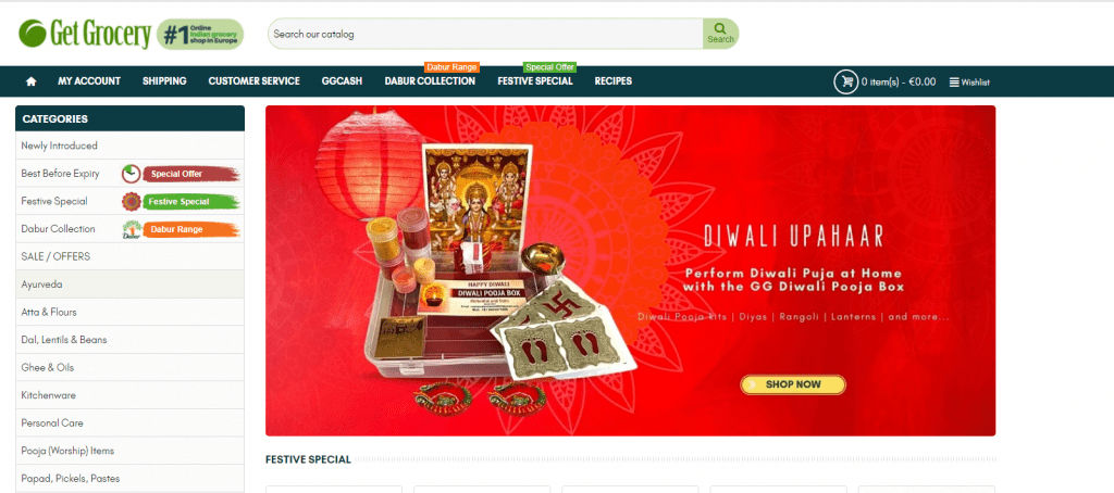 Indian Stores Online in Germany - Get Grocery