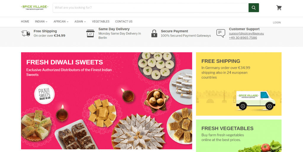 Indian Stores Online in Germany - Spice Village