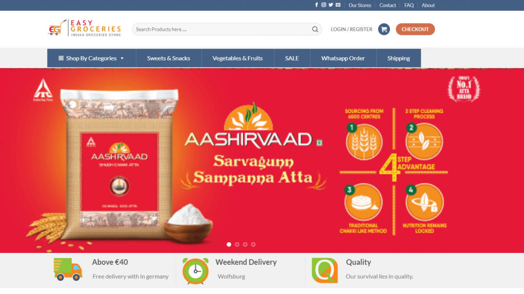 Indian Stores Online in Germany - Easy Groceries