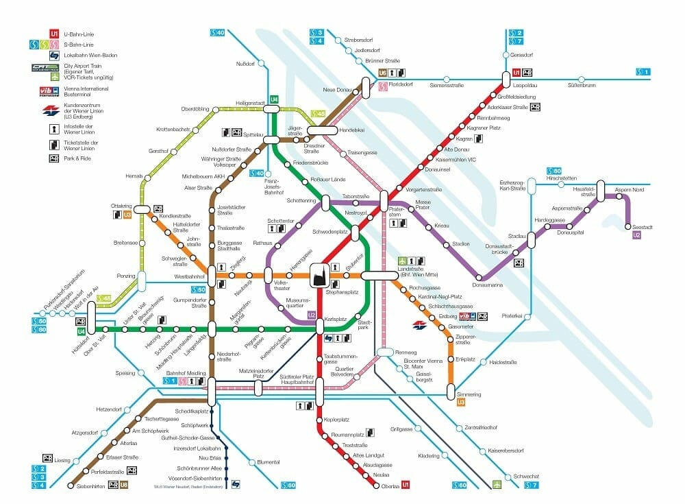 Vienna Metro Map Dec 2017 1