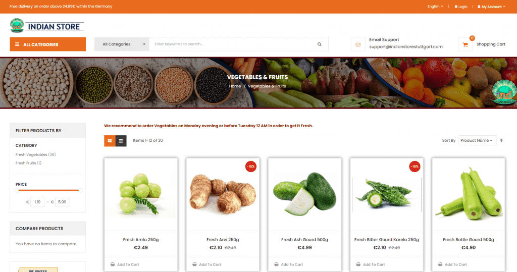 Fresh Indian Vegetables Online Germany | The Ultimate Guide - Indian Store Stuttgart