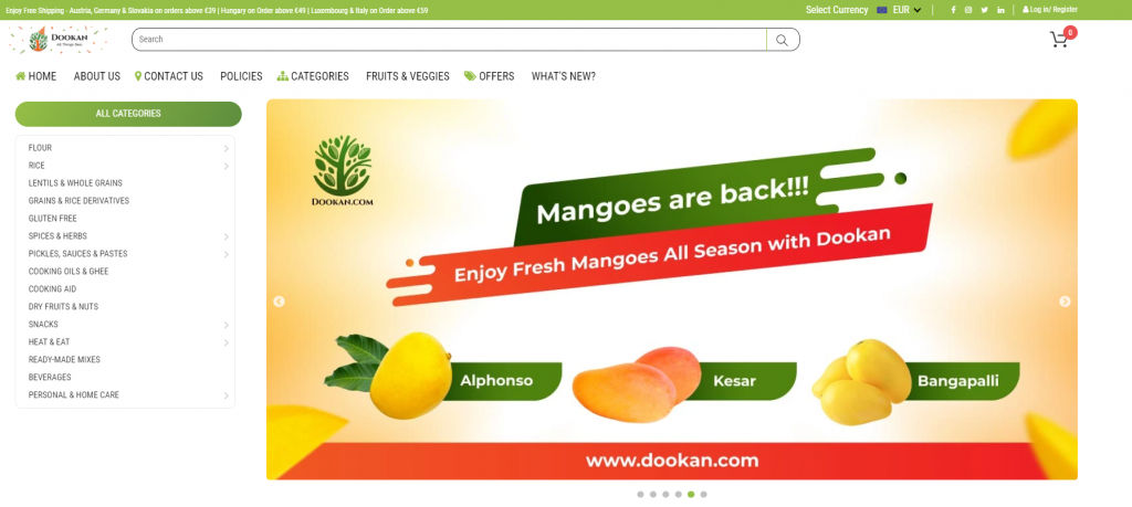 Indian Stores Online in Germany - Dookan