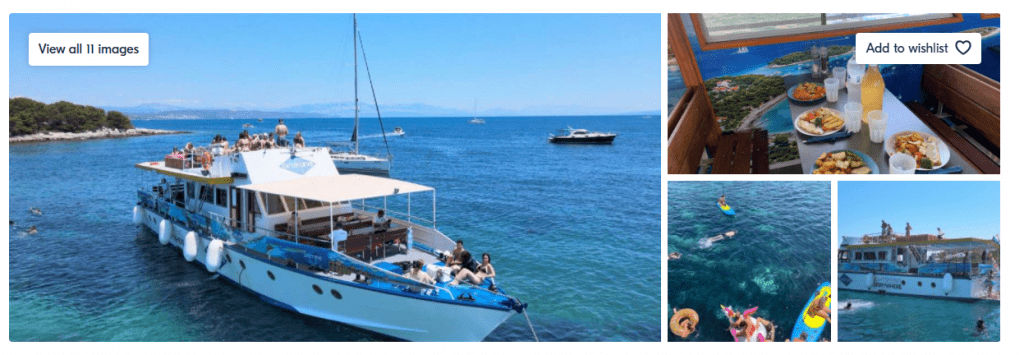 Island Hopping in Croatia - The Free Guide - Split: Blue Lagoon & 3 Islands Boat Cruise with Lunch