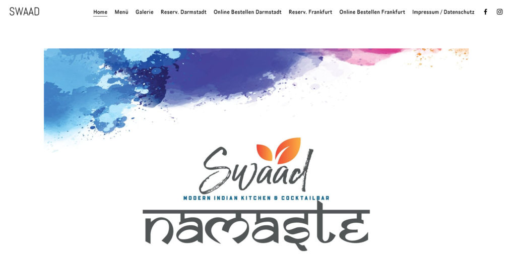 Indian Restaurants in Frankfurt Germany - Swaad Restaurant