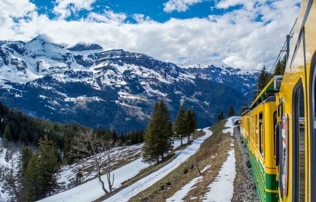 Top Things to Do in Lauterbrunnen Switzerland on your next Trip - Yellow train ride to Wengen Vil...