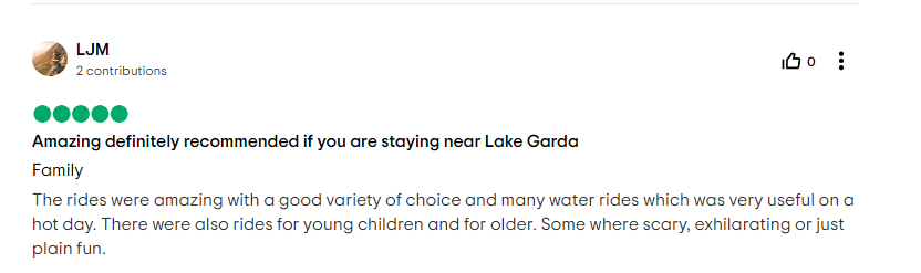 Honest Review of Gardaland Amusement Park - Postive Review about the Gardaland Park
