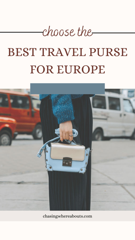 Travel Purse For Europe 1