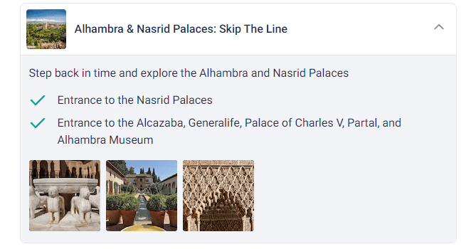 Andalucia Pass Alhambra and Nasrid Palaces