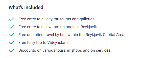 Reykjavik City Card Review - Reykjavik City Card Info