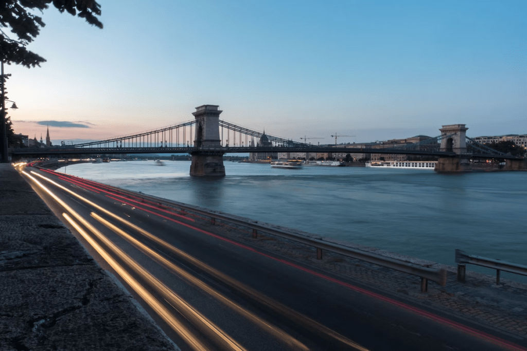 10+ Unusual things to do in Budapest Hungary on your Trip - Walk Across the Chain Bridge at Sunset