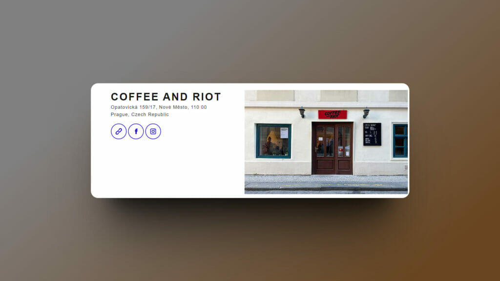 The 7 best coffee shops in Prague - 2.  Coffee and Riot