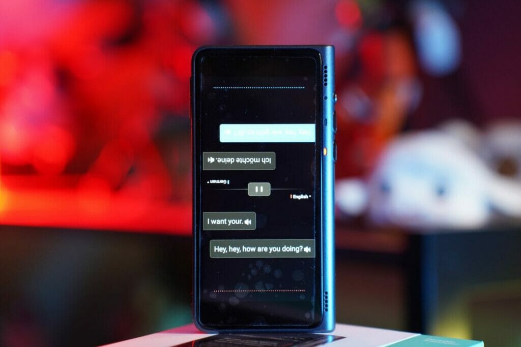 Chat Mode In Fluentalk T1 Handhelp Translator