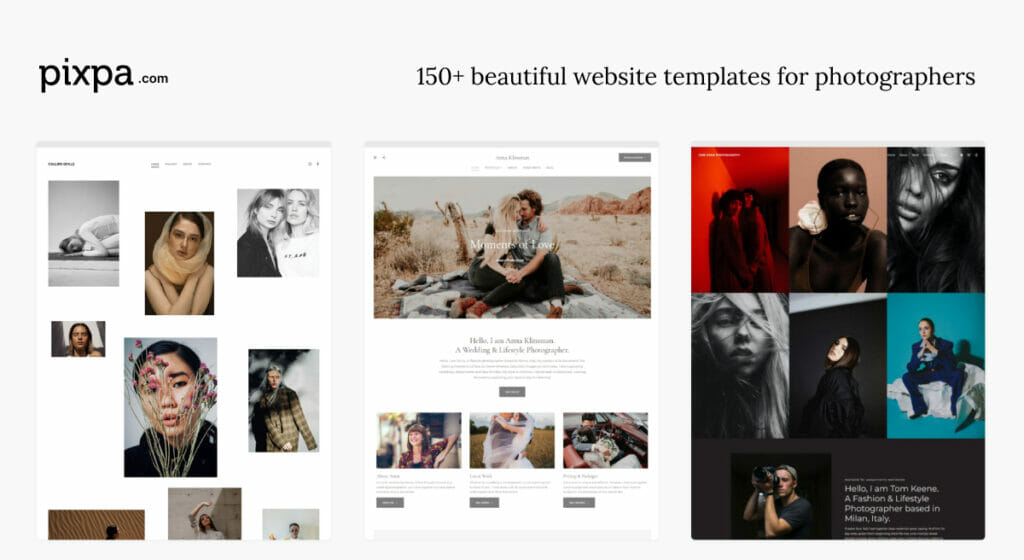 Pixpa Templates For Photographers 2
