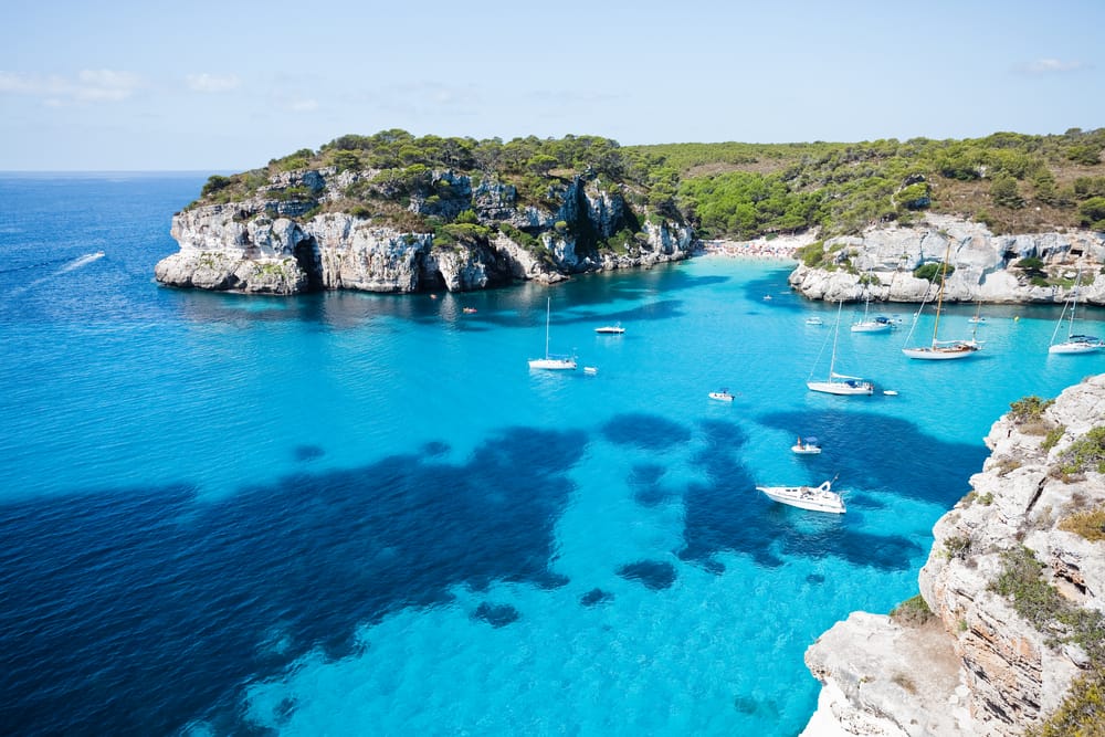 Crystal Clear Waters Of Cala Macarella Water Bodies Of Spain