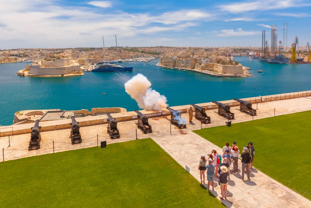 Saluting Battery Valletta Malta