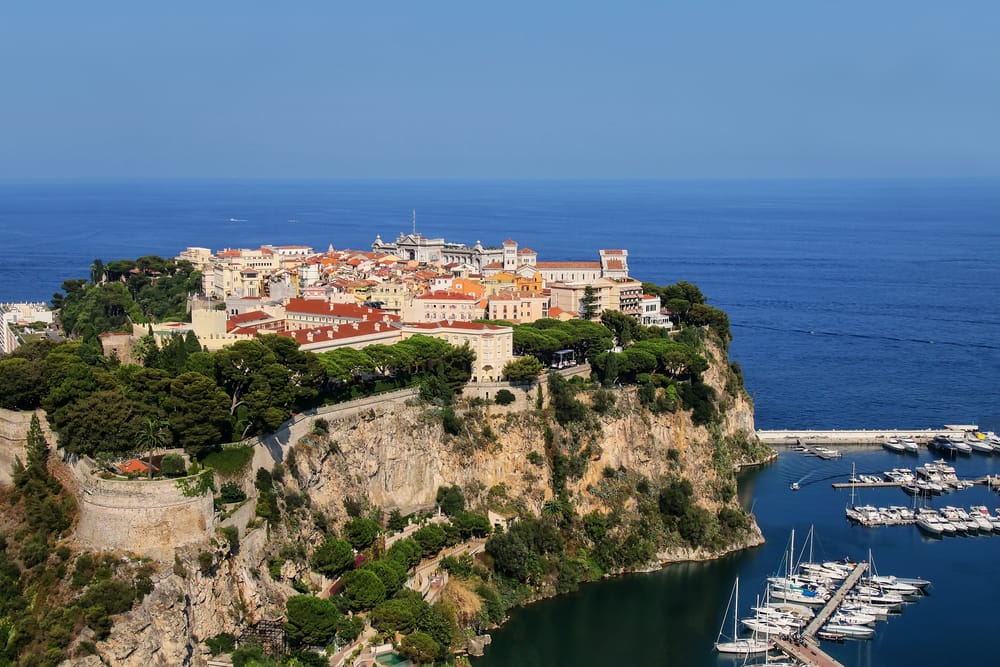 Enjoy The Scenic Views From The Rock Of Monaco