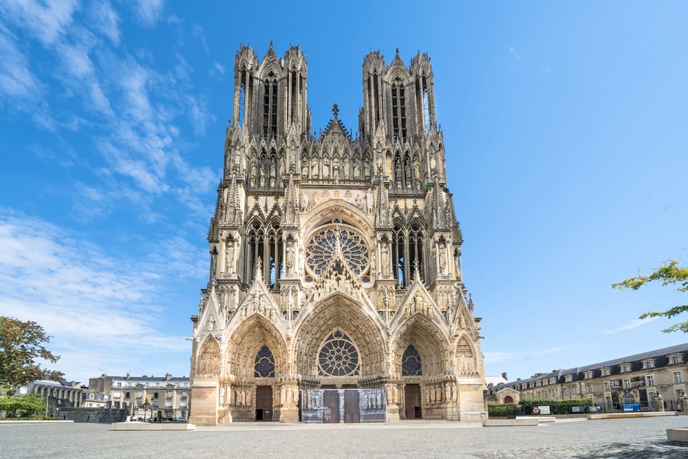 Gothic Cathedral Of Reims