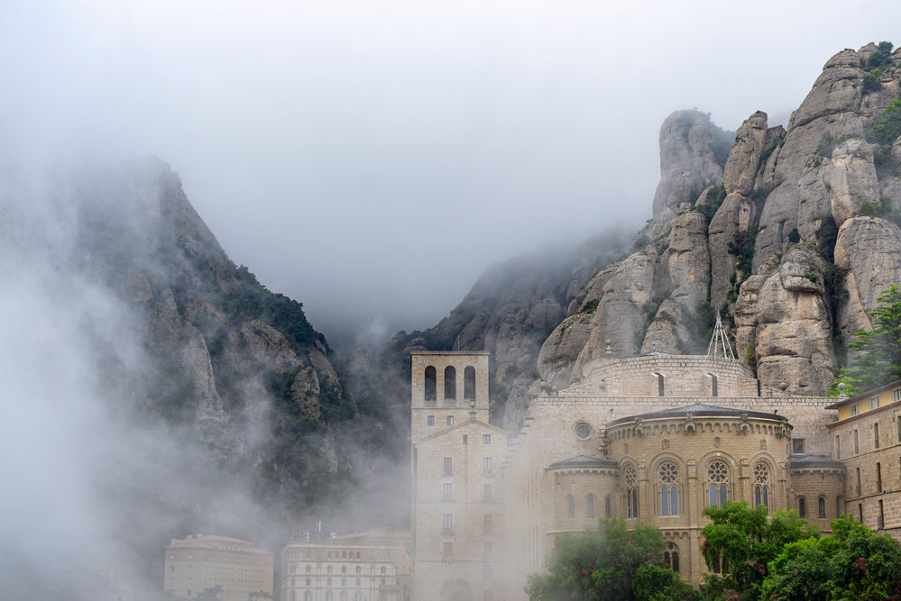 Mystical Fog In Montserrat