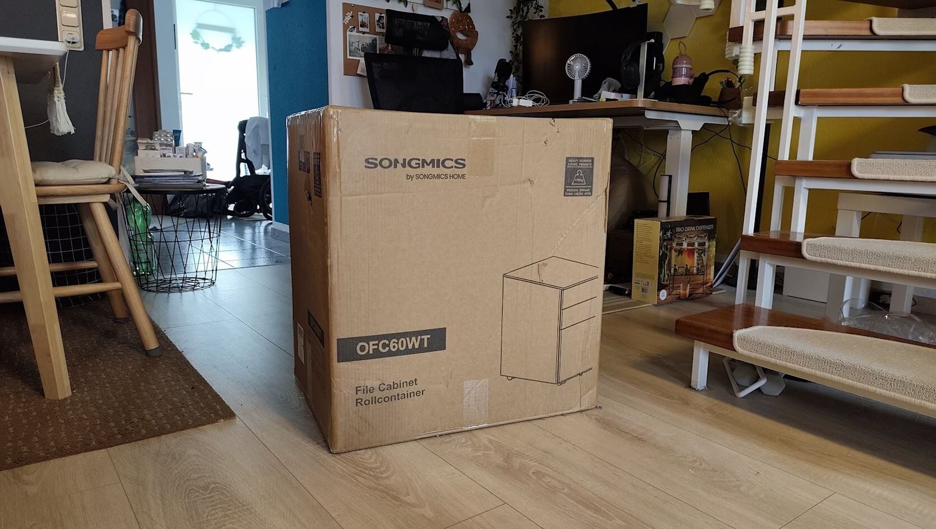 SONGMICS HOME Rolling Cabinet Review: Pre-Assembled, Strong &amp; Perfect for Home Office