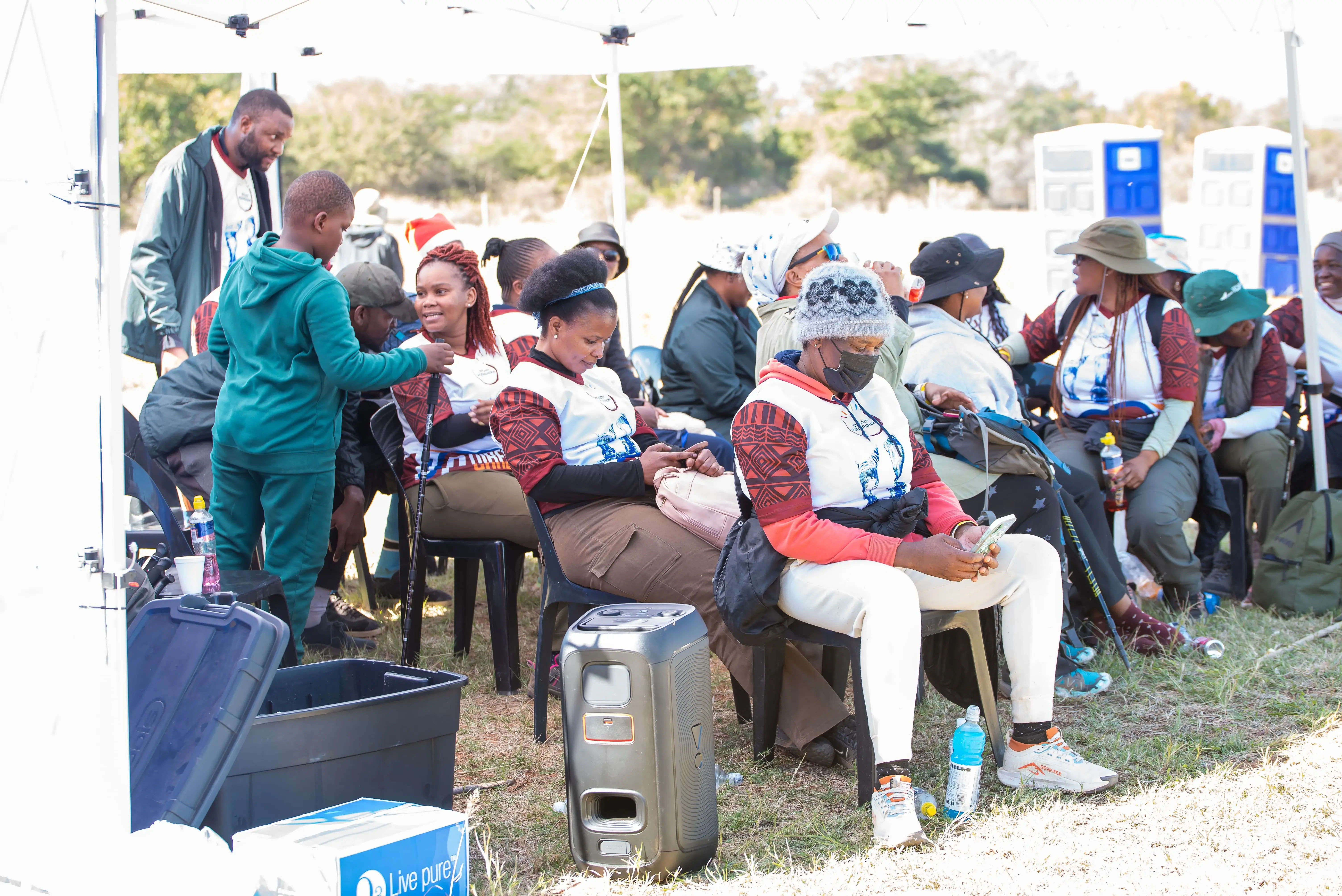 Up Diremogolo Challenge participants