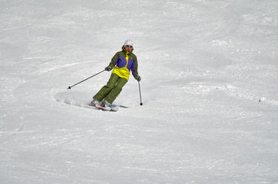 Person Human Nature Outdoors Snow Skiing