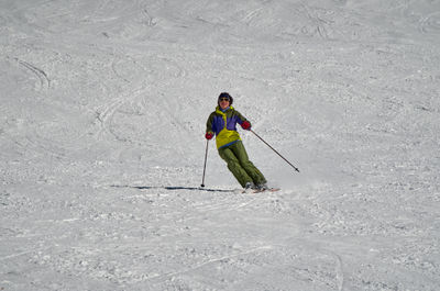 Person Human Outdoors Nature Piste Snow